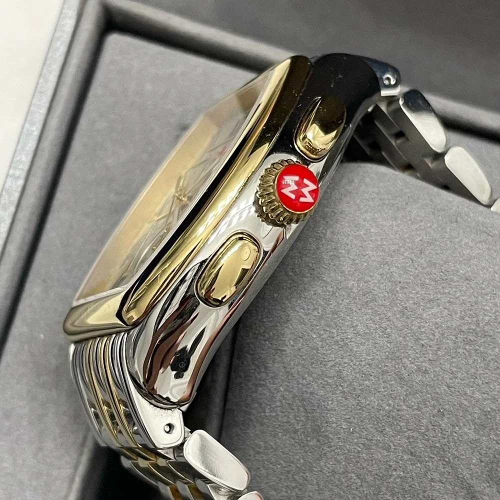 Michele Releve Two Tone Gold & Silver Watch - Picture 5 of 16